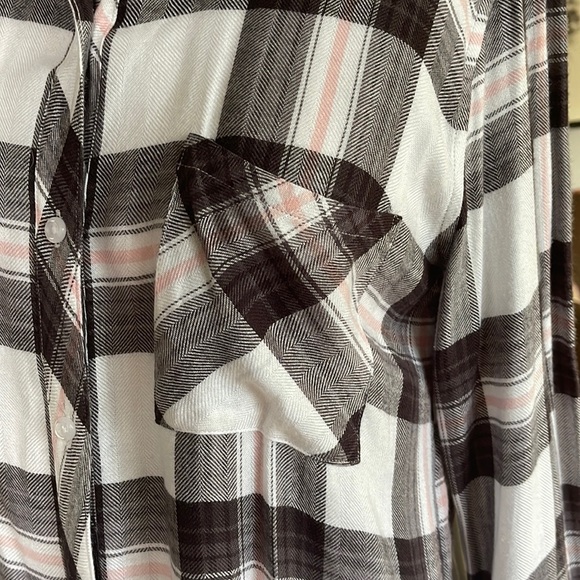 RAILS Plaid Button Up Small S EUC - Picture 2 of 6